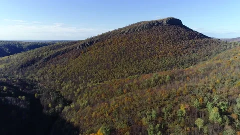 Fly over the mountain range Stock Footage 139712386