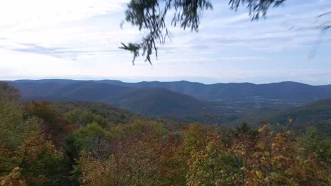 Fly Over Mountains in Fall (4k) Video stock 168331279
