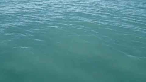 Fly Over Ocean Water Surface blue sea water nature Stock Footage 259824690