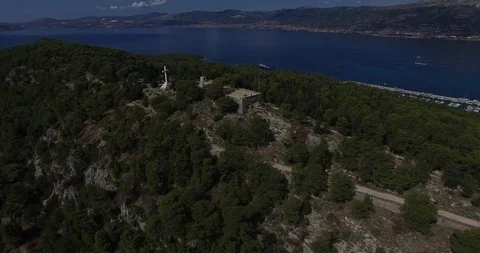 Fly over Park in Split Stock Footage 118319321