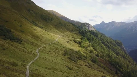 Fly over path Stock Footage 79831168