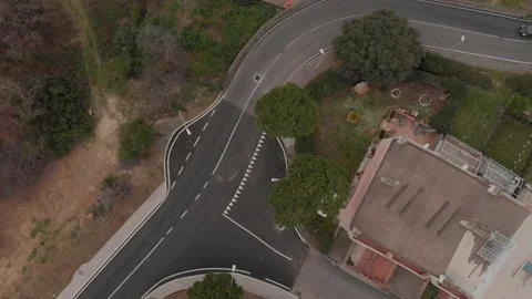 Fly over a popular district Video stock 176766807