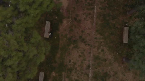 Fly over a popular district Video stock 176770347