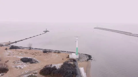 Fly over radar station Stock Footage 145938608