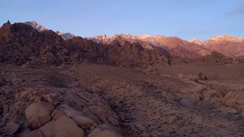 Fly Over Rocks Stock Footage 87558020