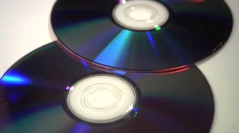 Fly Over Row of Purple DVD-R Bottoms Video stock 8540890