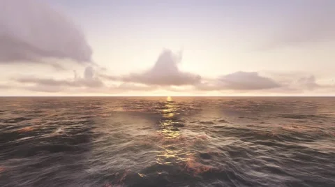 Fly Over Sea Video stock 50529898