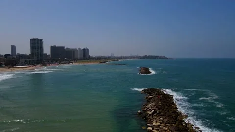 Fly over sea Video stock 153165188