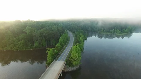 Fly over Six Forks Road Stockbeeldmateriaal 128527404