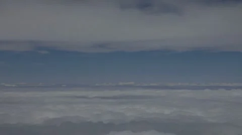 Fly over skies 4 Video stock 8570792