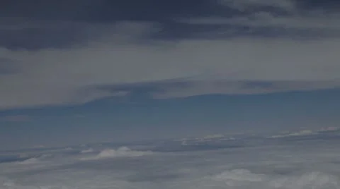 Fly over skies 5 Stock Footage 8570892