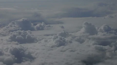 Fly over skies 6 Video stock 8570933