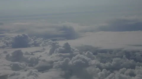 Fly over skies 7 Video stock 8571004