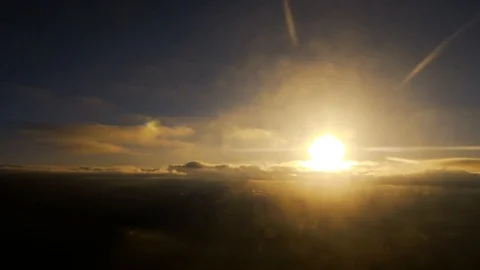 Fly over the sky 스톡 동영상 87440433