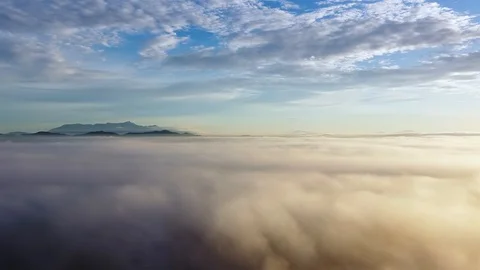 Fly over the sky Stock Footage 129532163