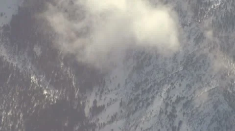 Fly Over Snow 1 Video stock 11331174