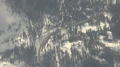 Fly Over Snow 2 Stock-Footage 11334926