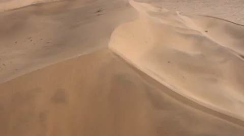 Fly over Sossusvlei and the Namib Desert Stock Footage 40909136