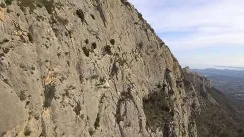 Fly over the stone walls Stock Footage 74931210