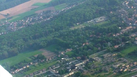Fly Over Village Stock Footage 98679383