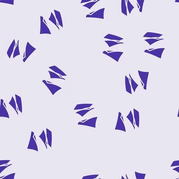 Fly paper document glyph seamless pattern Stock Illustration