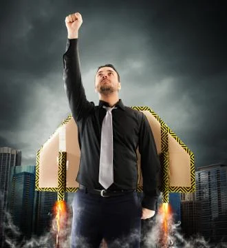 Fly power Stock Photos