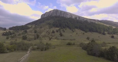 Fly to the rocky mountain Video stock 80631719