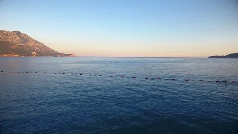 Fly to the sea Video stock 77515636