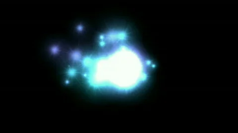 Fly shine magic stars in space,vj background,festival stage. Stock Footage
