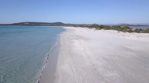 Fly in the shore Stock Footage 170880819