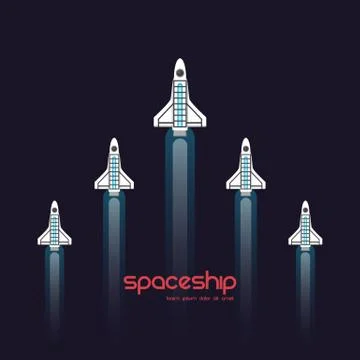 Fly to sky 스톡 일러스트