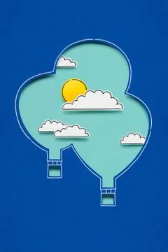 Fly to the sky. Stock Photos