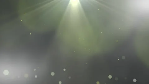 Fly small particles and rays on dark bac... | Stock Video | Pond5
