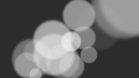 Fly small white particles and round boke... | Stock Video | Pond5