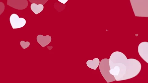 Fly small white romantic hearts on shiny background 스톡 동영상 171145901