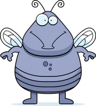 Fly Smiling Stock Illustration