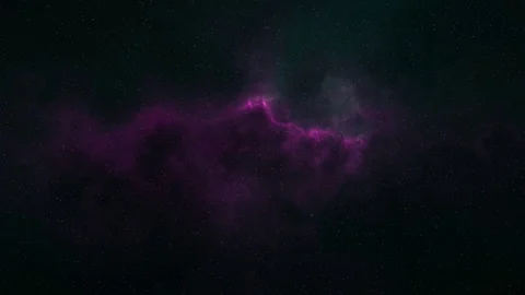Fly in star space beautiful purple pink moving misty nebula animation background Stock Footage 83628519