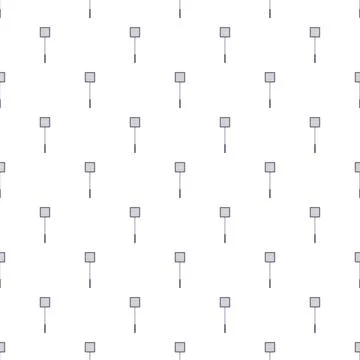 Fly swatter grid pattern controlling insect pests Stock Illustration