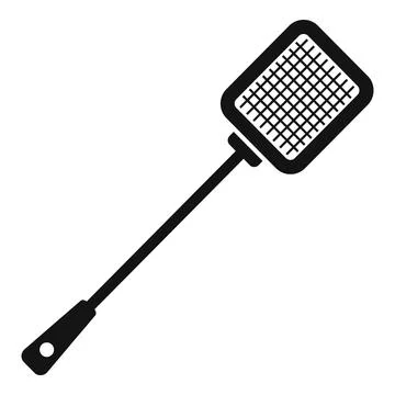 Fly swatter icon for insect and pest control Stock Illustration