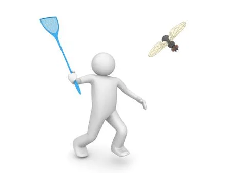 Fly swatter Stock Illustration