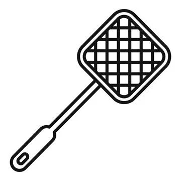 Fly swatter preventing insect pests at home 스톡 일러스트