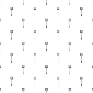 Fly swatter seamless pattern preventing insect pest control Stock Illustration