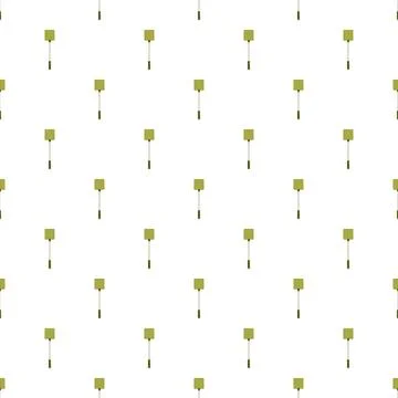 Fly swatter seamless pattern preventing insect control Stock Illustration