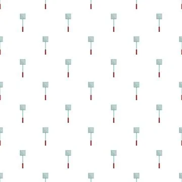 Fly swatter seamless pattern repeating household tool background Illustration