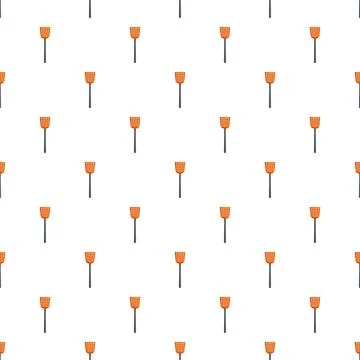 Fly swatter seamless pattern on white background Stock Illustration