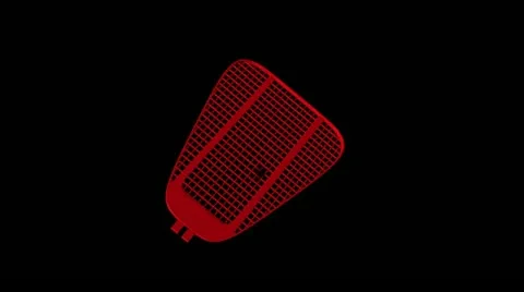 Fly Swatter Transition HD Stock Footage 10870456