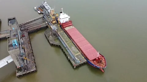 Fly by of Thames Sabd Barge Stock Footage 274445886