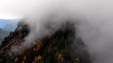 Fly though cloud Video stock 122160521