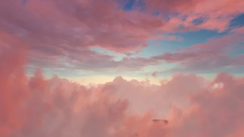 Fly Though Clouds Stock Footage 106455218