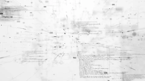 Fly through abstract 3D rendering of a scientific technology data binary code Stock Footage 108252383